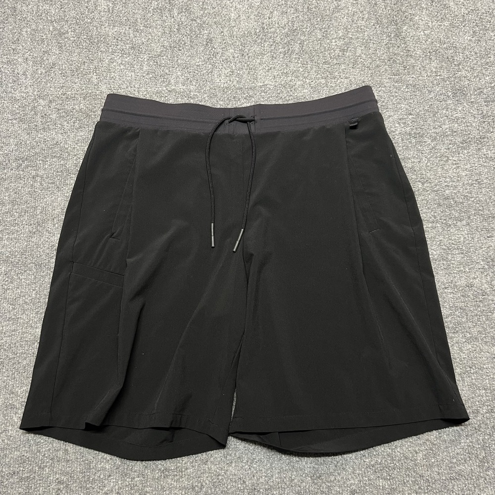 Athleta Venture Bermuda Shorts Womens 14 Black Stretch 8.5 Inseam Hiking Outdoor